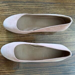 Pink Madewell suede shoes size 7.5